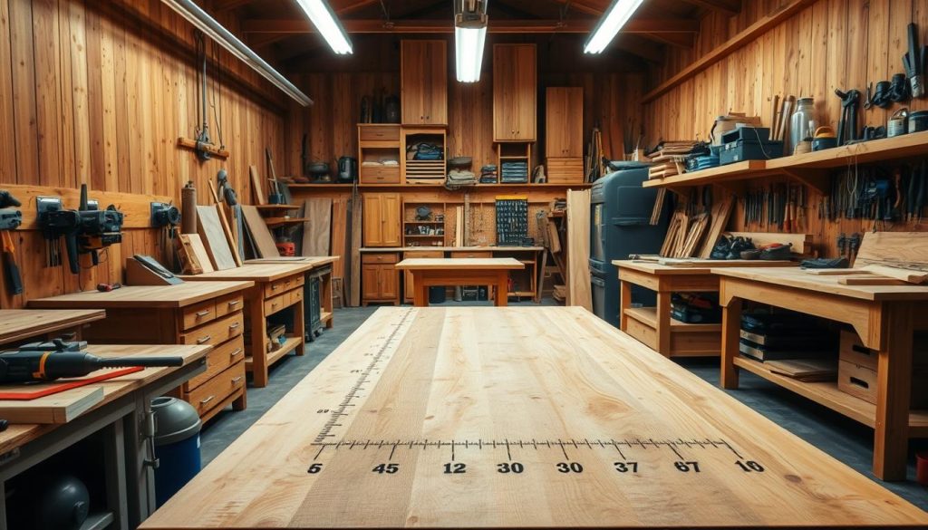 Workbench size