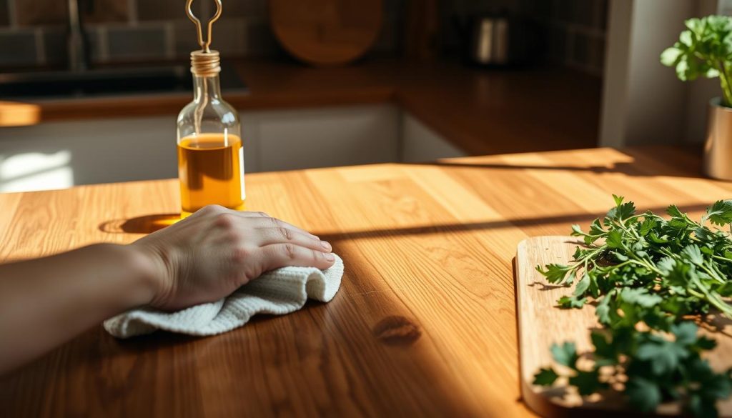 wood countertop maintenance